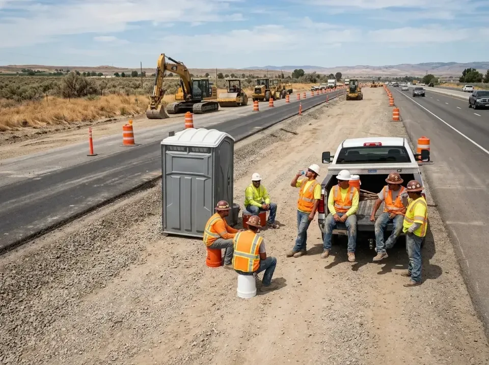 highway-road-construction-crew-007 — frequently asked questions, Porta Potty and Restroom Rentals in Linden, AZ